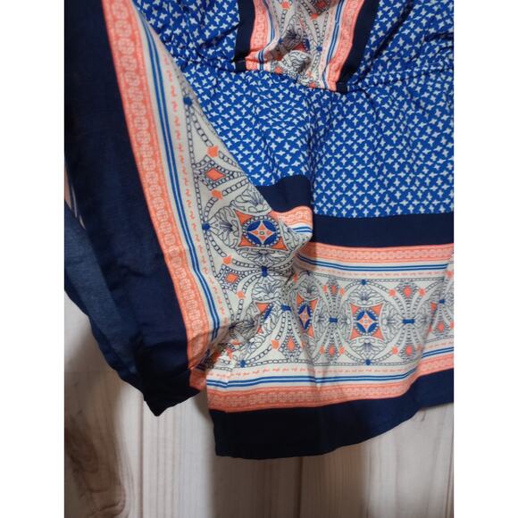 Takara Girls Large Romper Blue Shorts Long Sleeve - Picture 4 of 7